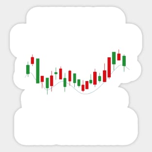 life has its ups and downs we call it day trading Sticker